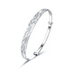 Wanfulong platinum PT950 bracelet for women, simple and fashionable printed platinum bracelet as a gift for girlfriend 14.84g