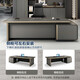 Desk Boss Desk Simple Modern Manager Desk Light Luxury Leadership Desk and Chair Set Office Executive Desk Combination 1.6 Meter Boss Desk E0 Plate + Desktop Aluminum Alloy Edge