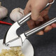 Olodo manual garlic press garlic masher household garlic artifact hand-pressed garlic stirrer garlic smasher garlic peeler garlic artifact 304 stainless steel with garlic scraper 59 garlic holes
