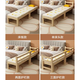 Yusenyi customized solid wood splicing bed children's widened bed baby crib splicing artifact single bed adult can sleep combined sofa bed + two-sided fence upgrade 200x50cm