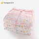 Tongtaibeikang Tongtai baby sleeping bag for boys in autumn and winter, thickened and warm, anti-kick quilt, sleeves, hood, quilted sleeping bag, pink 85 45cm, length 85cm, can be separated into a short version