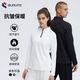 Fitness clothes for men and women in spring and autumn quick-drying long-sleeved running sports and cycling clothes training stand-up collar half-zip sweatshirt basic black M M recommended body weight 95-120 Jin Jin equals 0.5 kg