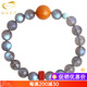 GONMCEAN Gray Moonstone Bracelet Strong Blue Light Bracelet Crystal Old Wax Accessories Women's Gift Bead Diameter 8mm