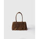 PRADA FW25 Light Luxury Women's Brown Suede Shoulder Bag Brown One Size