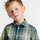 JACADI French boys' long-sleeved shirt new pure cotton spring and autumn versatile plaid top 2043783 gray/multicolor 779 120 /6A