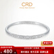 CRD Ke Laidi spot sparkling pt950 curly grass pattern platinum bracelet solid platinum gift for girlfriend 39.55g-54MM