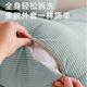 Jingyan pillow, bedside soft bag, backrest cushion, waist protector, multifunctional mobile phone artifact, special lazy cushion for pregnant women, upgraded waist pillow, haze blue 270 half package, removable and washable, including pillow core, extra large size (95*70*55cm) for heights above 165cm