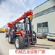 Four-wheel drive off-road forklift tail boom crane multi-function lifting and handling machine 5-ton off-road forklift tail boom crane