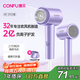 CONFU 200 million negative ion hair dryer dormitory home high wind hair care small folding high power state subsidy hair dryer 1600W KF-3153 purple