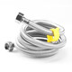 Bingyu BYzx-17 304 stainless steel braided pipe bathroom metal connection water pipe hot and cold water inlet 4-minute hose 80cm 2 pieces