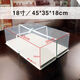Cradle Rabbit Graduation Season Company Celebration Annual Party Thickened Rectangular Birthday Box Super Size Transparent Box Transparent Two-in-One 18 Inch 45*35*18 10 Sets
