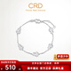 CRD Ke Laidi spot sparkling pt950 platinum gourd bracelet double-sided wearable auspicious gift for girlfriend 4.95g