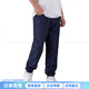 Crocodile (LACOSTE) elastic waist loose sweatpants men's blue blue one size 2