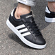 阿迪达斯（adidas）Neo板鞋男鞋女鞋2025秋冬季新款情侣运动鞋复古低帮休闲鞋 GW9196黑色/白 39