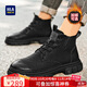 Heilan House HLA Martin boots men's boots autumn and winter outdoor trendy work boots men's mid-high boots men's shoes 0562 black 42