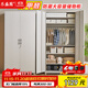 Leshengtu steel balcony storage cabinet household storage cabinet simple storage cabinet 2040*800*500 standing style LE57