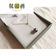 Yu Guojue seawater black pearl gold Y chain pendant clavicle chain adjustable female red 8 points 59mm 40cm