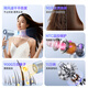 KONKA folding hair dryer, home silent negative ions, high power, non-damaging hair dryer, strong wind, student dormitory, high-speed barber shop, second dry, special birthday gift for women and men, blue standard model, foldable + 90 million negative ions + drying cap air nozzle