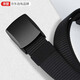 Jingsu canvas belt men's iron-free anti-metal allergy belt that passes security inspection sports outdoor casual pants belt military training belt