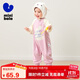 Mini Bara boys and girls going out onesie baby loose and cute animal crawling suit 2025 spring new product