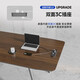 Office furniture boss desk desk supervisor desk president desk simple financial desk light luxury desk manager desk sunshine white 1.6 meters without side cabinet second generation simple line box