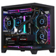 Colorful Ruilong 9600X/7500F/5060/5060ti/5070 Game Console 3A Masterpiece Live Desktop Computer Productivity AI Model Rendering DIY Assembly Machine with Three 9600X+RTX5070 Black Single Host
