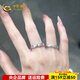 CHINA GOLD platinum ring pt950 platinum bow couple ring proposal birthday birthday Valentine's Day gift for girlfriend and wife about 8.75g one pair