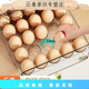 Baichun Bao Zhi egg storage box drawer-type refrigerator household food-grade sealed fresh-keeping egg rack kitchen organization artifact medium 12 grid transparent color