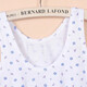 Summer new thin cotton camisole, middle-aged and elderly women can wear extra large half-cut short mother's underwear, underwear vest - white L size - 1 piece