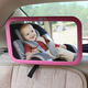 Special reverse infant reflective mirror for workhorse child safety seat, basket, rear mirror, in-car baby observation mirror, cartoon cover without mirror, message cover style