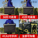 After-travel take-out box, food delivery box, vehicle-mounted commercial stall refrigerated, locked, waterproof rider equipment, crowd-sourced insulated box, 62-liter box (large capacity/suitable for full-time riders), package four, bracket + pad + partition + vehicle rack