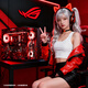 ASUS ROG family bucket AMD 9800X3D 7800X3D ASUS RTX5070 5070TI 5080 desktop computer game console live design AI host DIY complete machine with R7 9800X3D + ASUS RTX5070 host