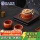 SUSHI CERAMICS purple clay pot Dunhuang Baoxianghua one pot two cups teacher Chen Guozai's work gift box holiday souvenir
