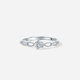Saturday Fortune (ZLF) PT950 platinum ring for women, elegant and simple rose ring for girlfriend, gift for girlfriend, size 10-2.47g