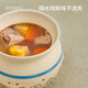 Tuojin Japan imported high-quality ceramic crock pot soup stew voodoo household water-proof stew steamed voodoo stew voodoo with lid new crock pot store manager 4 pieces everyone is happy + safe blessing fruit + wealth + good persimmons