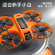 Fully surrounded large screen with screen remote control drone HD aerial photography quadcopter children's toy student dual battery - 7.4V strong power long endurance GPS automatic return + large screen remote control