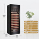 Vinokraf high-end 266A red wine cabinet constant temperature wine cabinet home ice bar refrigerator freezer preferred single temperature model (new style)