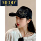 MEOD international first-line brand baseball cap women's summer fashion trend Internet celebrity model diamond bow sunshade peaked cap versatile spring white adjustable