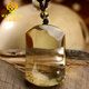 MARDOTG Citrine Nothing Happening Brand Pendant Men's Life Year Peaceful and Nothing Happening Amulet Necklace Pendant Men's and Women's Birthday Gift Pure Body Approximately 44x28x13mm