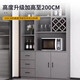 Zhong Zhang Gui wine cabinet living room wall-mounted home partition cabinet entrance cabinet foyer display cabinet storage rack red wine storage cabinet can be customized solid wood 240 length gray included home + installation