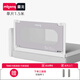 Manlong playpen baby bed fence guardrail baby anti-fall guardrail one side can be raised and lowered splicing soft bag bed fence 1.5m single-sided Monet gray 1.5m