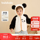 Balabala children's coat boys' clothes 2024 girls autumn and winter baby coral velvet children's clothing fashionable and cute 208424105203