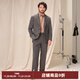 CULTUM cool elastic breathable machine washable CULTUM commuter single-row flat lapel suit suit for men gray two-piece suit 54 B