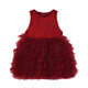 LUSON Little O Bao Children's Clothing Baby New Year Red Puff Skirt Women 2026 Girls New Year Velvet New Year Vest Princess Dress