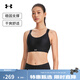 UNDERARMOUR Spring and Summer Continuum Women's Training Sports Bra - High Strength 1372557 Black 001 L