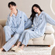 Cat Man Coral Fleece Couple Pajamas Autumn and Winter 2025 New Thick Velvet Casual Cartoon Flannel Ladies Home Clothes 88951 M