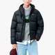 LACOSTE French crocodile solid color warm and water-repellent hooded zipper down jacket men's black black XS 46-