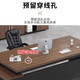 Desk Boss Desk Simple Modern Manager Desk and Chair Combination Single Office Executive Desk Supervisor Desk Gray Oak Length 200+ Desktop Width 80+ Side Cabinets