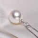 Pearl Pendant Huai Zhen 925 Silver Freshwater Nuclear Pearl Pendant Round Clavicle Chain Birthday Gift S925 Silver 10mm