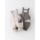 Aigechen baby baby down overalls autumn and winter new male baby down overalls a category infants and young children can jumpsuit men gray YQ3178 one size 73CM